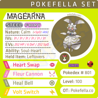 Magearna • Competitive • 6IVs • Level 100 • Online Battle-ready
