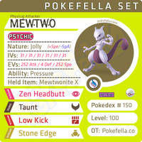 ultra square shiny Mewtwo • Competitive • 6IVs • Level 100 • Online Battle-ready