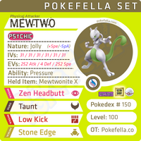ultra square shiny Mewtwo • Competitive • 6IVs • Level 100 • Online Battle-ready