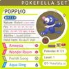 Popplio • Competitive • 6IVs • Level 1 • Hidden Ability • Egg Moves