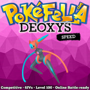 ultra square shiny Deoxys - Speed • Competitive • 6IVs • Level 100 • Online Battle-Ready