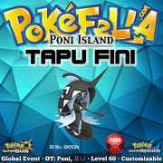 Poni Island Shiny Tapu Fini • OT: Poni, 포니 • ID No. 190524 • 2019 International Challenge May Event