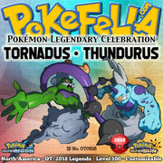 Tornadus & Thundurus • OT: 2018 Legends • ID No. 070618 • Level 100 • Pokémon Ultra Sun & Ultra Moon