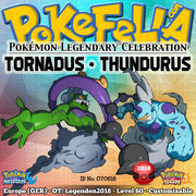 Tornadus & Thundurus • OT: Legenden2018 • ID No. 070618 • Level 60 • Pokémon Sun & Moon