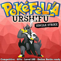 ultra square shiny Urshifu (Single Strike) • Competitive • 6IVs • Level 100 • Online Battle-ready
