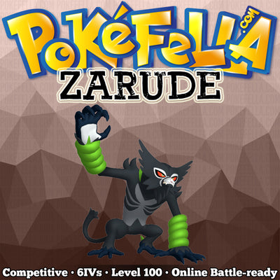Pokemon Sword and Shield // UNMODIFIED Zarude and (Instant Download) 