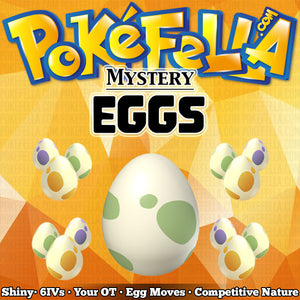 Buy Pokémon shiny Mystery Eggs • 6IVs • Egg Moves • Your OT • Competitive Nature