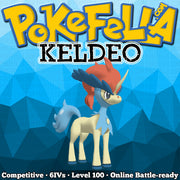 ultra shiny Keldeo • Competitive • 6IVs • Level 100 • Online Battle-ready