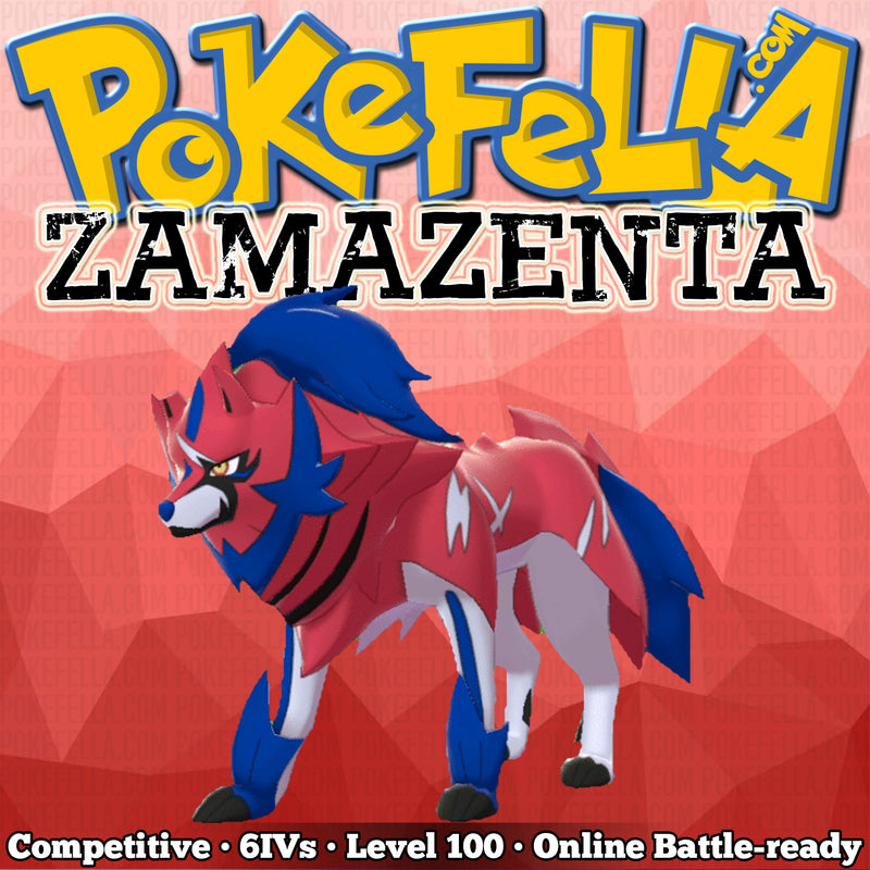Zamazenta Crowned Shield Shiny or Non 6 IV Competitive Pokémon Scarlet  Violet