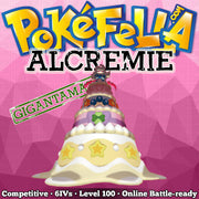 ultra square shiny Gigantamax Alcremie • Competitive • 6IVs • Level 100 • Online Battle-ready