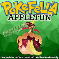 ultra square shiny Gigantamax Appletun • Competitive • 6IVs • Level 100 • Online Battle-ready
