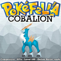 ultra square shiny Cobalion • Competitive • 6IVs • Level 100 • Online Battle-ready
