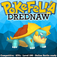 ultra square shiny Drednaw • Competitive • 6IVs • Level 100 • Online Battle-ready