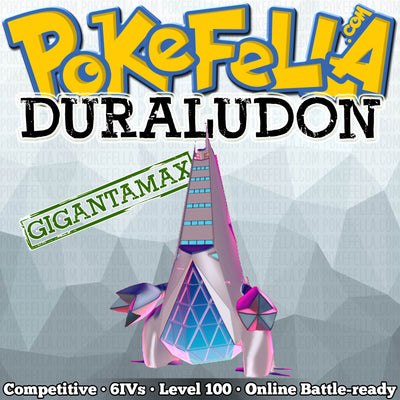 square ultra shiny Gigantamax Duraludon • Competitive • 6IVs • Level 100 • Online Battle-ready