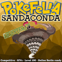 ultra square shiny Gigantamax Sandaconda • Competitive • 6IVs • Level 100 • Online Battle-ready