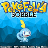 ultra square shiny Sobble • Competitive • 6IVs • Level 1 • Hidden Ability Egg Moves