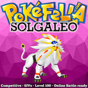 ultra square shiny Solgaleo • Competitive • 6IVs • Level 100 • Online Battle-ready