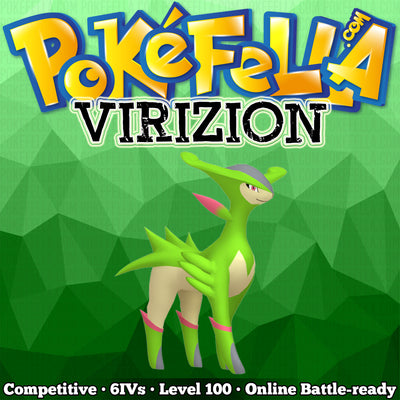 ultra square shiny Virizion • Competitive • 6IVs • Level 100 • Online Battle-ready