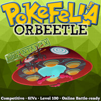 ultra square shiny Gigantamax Orbeetle • Competitive • 6IVs • Level 100 • Online Battle-ready